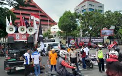 Peringati May Day, Buruh di Makassar Suarakan Tolak Upah Murah dan Cabut UU Ciptaker
