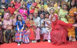 Bunda PAUD Kota Makassar Hadiri Upacara Hardiknas 2024 Pemkot Makassar 