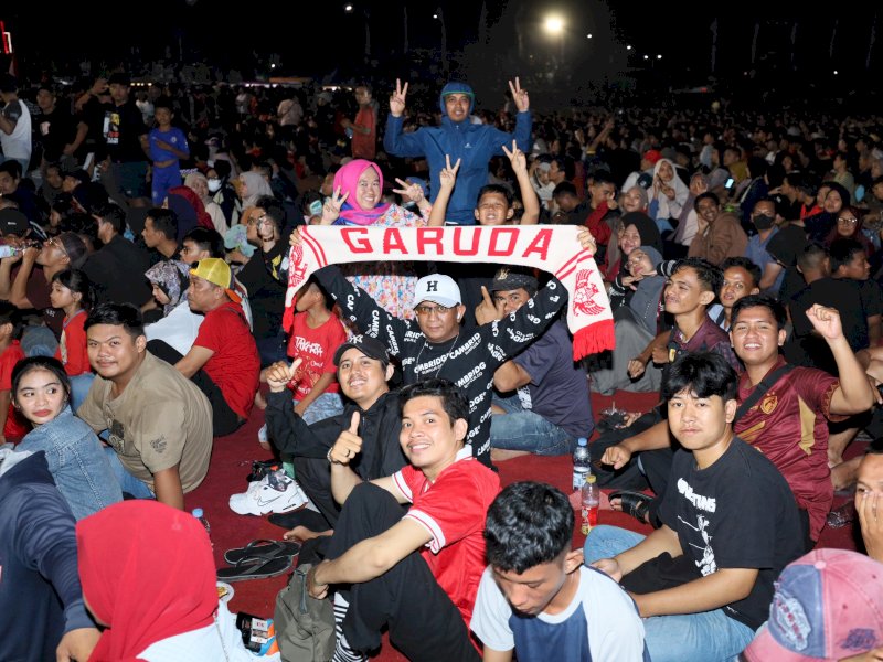 Ini 4 Titik Nobar Timnas yang Digelar Walikota Makassar, Yuk Merapat!  