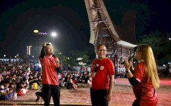 Nobar di Anjungan Losari, Suporter Timnas Disuguhi Kuliner Gratis, Hadiah hingga Live Music