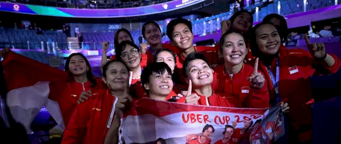 Gregoria Mariska Tunjung dan rekan-rekannya mengakhiri penantian itu dengan gemilang, menaklukkan juara bertahan, Korea Selatan, dalam pertempuran epik di Hi Tech Zone Sports Center Gymnasium, Chengdu, China, Sabtu (4/5/2024) siang WIB.