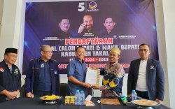 Mendaftar Calon Bupati Takalar Ke Partai Nasdem, Syamsari Sebut: Cinta Lama Bersemi Kembali