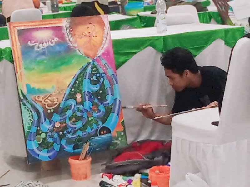 Wakil Kepulauan Selayar Melaju ke Babak Final Cabang Kaligrafi Kontemporer Putra MTQ XXXIII