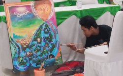 Wakil Kepulauan Selayar Melaju ke Babak Final Cabang Kaligrafi Kontemporer Putra MTQ XXXIII