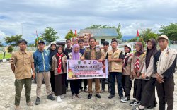 Kwarcab Pramuka Lutra Salurkan Bantuan Pangan untuk Korban Banjir di Luwu