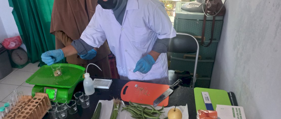 DKP Makassar bersama Bapanas melakukan uji kualitas bahan pangan. (IST) DKP Makassar bersama Bapanas melakukan uji kualitas bahan pangan. (IST)