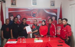 Diwakili LO, Indira Yusuf Ismail Ambil Formulir Pendaftaran Calon Walikota Makassar di PDIP