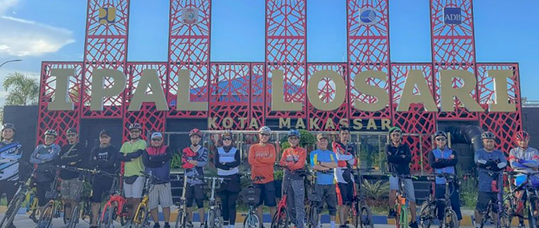 Kepala Dinas PU Makassar Ajak Pegawai Aktif Bersepeda, Tingkatkan Kesehatan dan Produktivitas