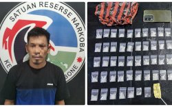 Polisi Tangkap Bandar Narkoba di Bone, Sita 45 Sachet Sabu Siap Edar