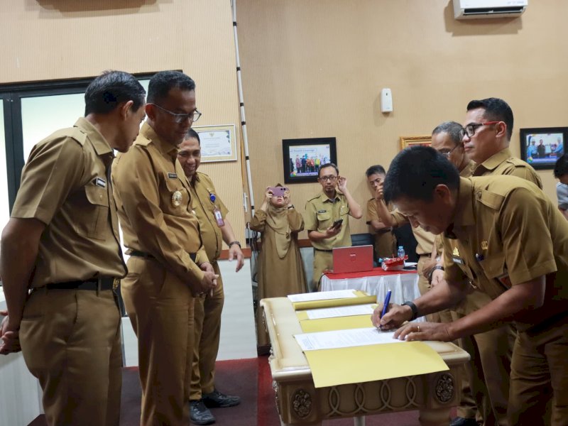 Percepatan Penghapusan Kemiskinan Ekstrem di Takalar, Pj Bupati Kumpulkan Kepala OPD dan Camat 