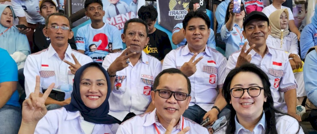 Sekretaris Muh Fajaruddin bersama para Bara JP Sulsel.