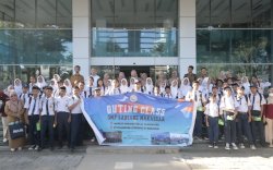 Pelindo Regional 4 Makassar Perkenalkan Kepelabuhanan ke Siswa SMP Laniang Makassar