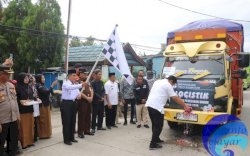 Dilepas Wabup Saiful Arif, KPU Kepulauan Selayar Distribusikan Logistik Pemilu ke Lima Kecamatan Kepulauan