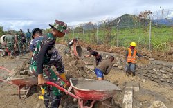 Satgas TMMD Kodim 1403/Palopo Bangun Peningkatan Jalan Tani, Irigasi Hingga Rehab Rumah