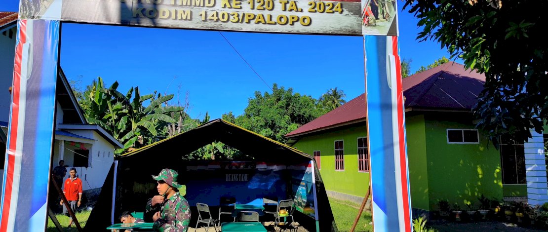 Kodim 1403/Palopo melaporkan perkembangan pelaksanaan kegiatan TMMD TA 2024 yang berlangsung di Desa Pammesakang, Kecamatan Bua, Kabupaten Luwu, Sulsel, Jumat, 17 Mei 2024.