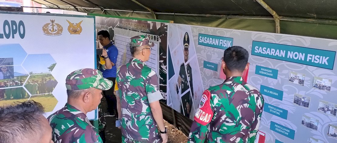Tim Pengawasan dan Evaluasi (Wasev) gabungan dari Itjenad, Pusterad, dan Sterdam XIV/Hsn melakukan kunjungan ke lokasi TNI Manunggal Masuk Desa (TMMD) Kodim 1403/Palopo ke-120 TA 2024 di Desa Pammesakang, Kecamatan Bua, Kabupaten Luwu, Sabtu (18/5/2024)