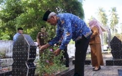 Harkitnas 2024, Pemkab Selayar Gelar Upacara dan Tabur Bunga di Taman Makam Pahlawan