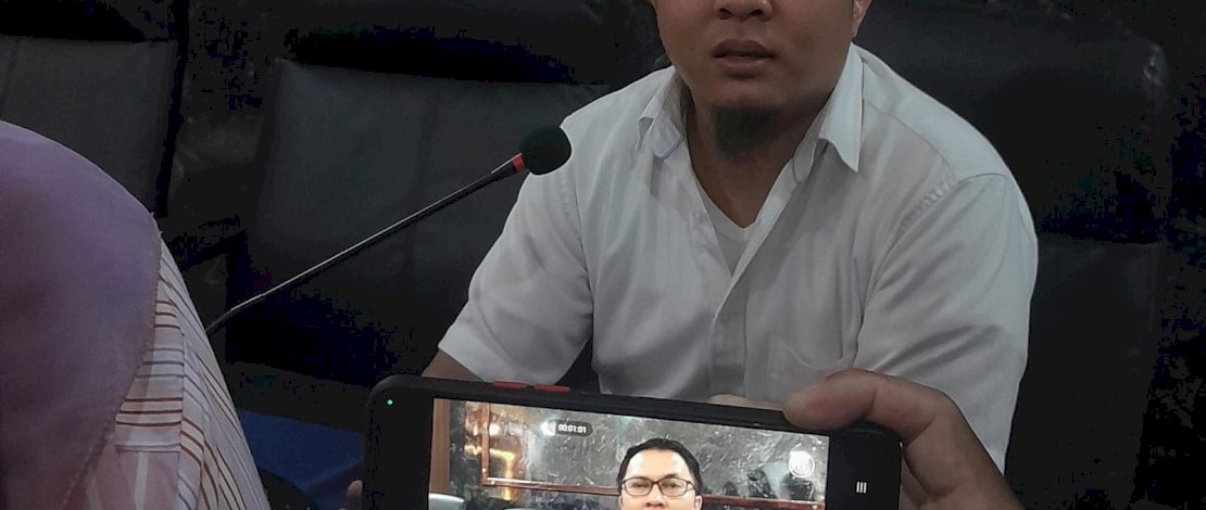 Komisioner KPU Makassar, Abdi Goncing.(BUKAMATANEWS)
