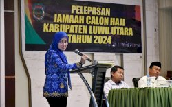 Lepas 241 JCH Luwu Utara, Bupati Indah Ingatkan Jaga Kesehatan