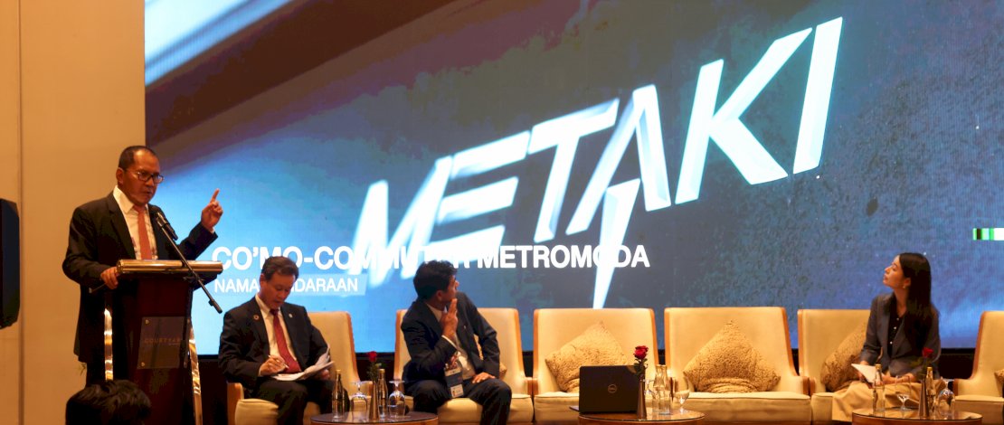 Wali Kota Makassar Moh Ramdhan Pomanto saat menjadi pemateri di Event World Water Forum 2024 di Bali. (Humas Pemkot Makassar)