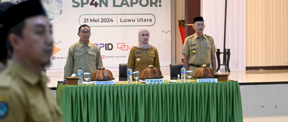 Diskominfo Luwu Utara Gelar Rakor PPID dan SP4N-LAPOR