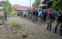 Apel Pagi Satgas TMMD Kodim 1403/Palopo: Semangat dan Disiplin untuk Pembangunan Desa Pammesakang