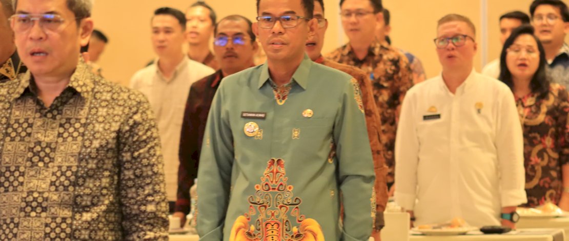 Penjabat Bupati Takalar, Setiawan Aswad, menghadiri Sosialisasi Pelaksanaan PSN terkait PT Perkebunan Nusantara Group, yang dilaksanakan di Hotel The Rinra Makassar, Rabu, 22 Mei 2024.