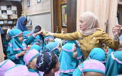 Bupati Lutra Terima Kunjungan Belajar TK Islam Terpadu Ulil Al-baab