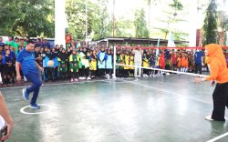 Turnamen Sepak Takraw Antar Pelajar 2024 Perebutkan Piala Bergilir Bupati dan Ketua TP PKK Selayar Mulai Digelar