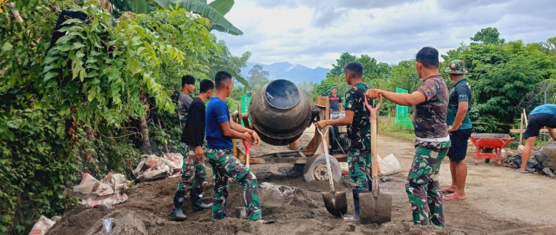 TNI Manunggal Membangun Desa di Luwu: Sinergi TNI-POLRI dan Masyarakat Capai Progres Signifikan