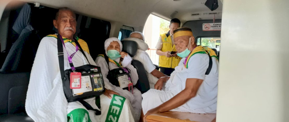 Jemaah haji Embarkasi Makassar.