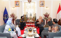 Pj Ketua PKK Sulsel Terima Kunjungan Pengurus YKI, Perwosi, dan PII