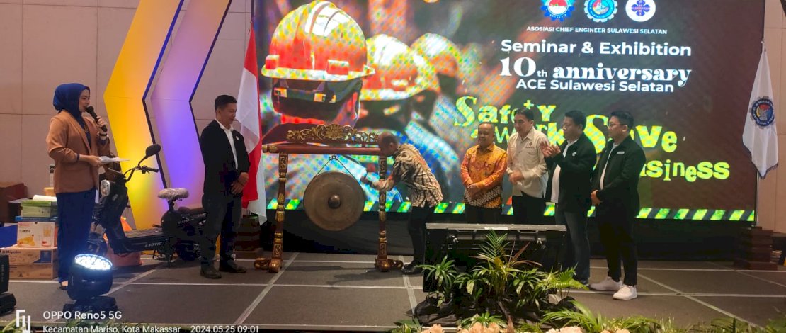 Asosiasi Chief Engineer Sulawesi Selatan Rayakan Hari Jadi ke-10 dengan Seminar dan Pameran K3 Asosiasi Chief Engineer Sulawesi Selatan Rayakan Hari Jadi ke-10 dengan Seminar dan Pameran K3