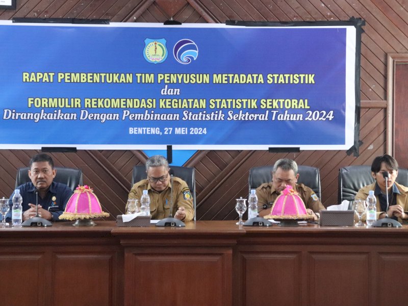 Diskominfo SP Selayar Bentuk Tim Penyusun Metadata Statistik