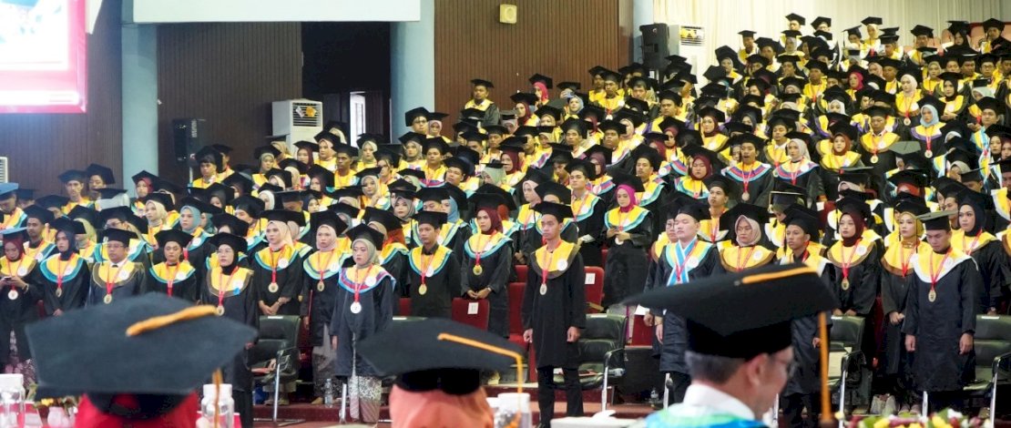 558 wisudawan Unhas Makassar di Gedung Baruga AP Pettarani. (HO Unhas)