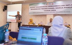 Hadiri Rakor Pengendalian Inflasi, Pj Sekda Paparkan Teknis Panel Harga Pangan