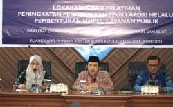 Bidang Humas Diskominfo Selayar - USAID Erat Bahas Pemanfaatan SP4N LAPOR Melalui Lokakarya