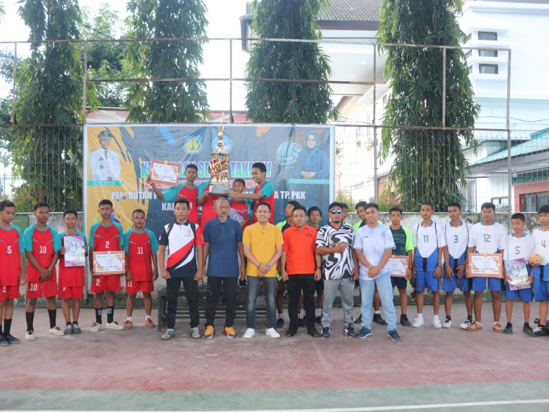 Resmi Ditutup, Berikut Daftar Juara Turnamen Sepak Takraw Antar Pelajar Tingkat SD dan SMP Sederajat Kepulauan Selayar