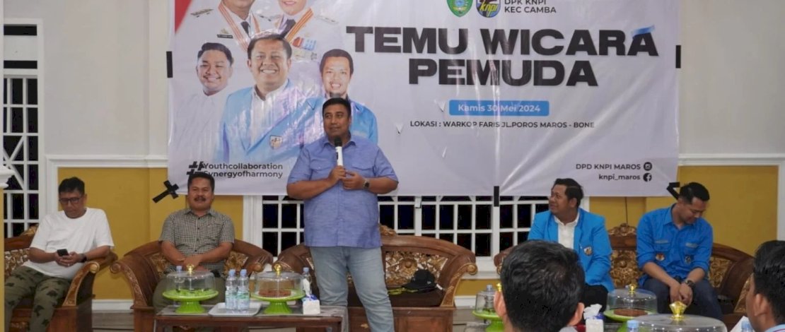 Chaidir Syam Dianugerahi Gelar "Bapak SDM Maros" oleh KNPI Maros