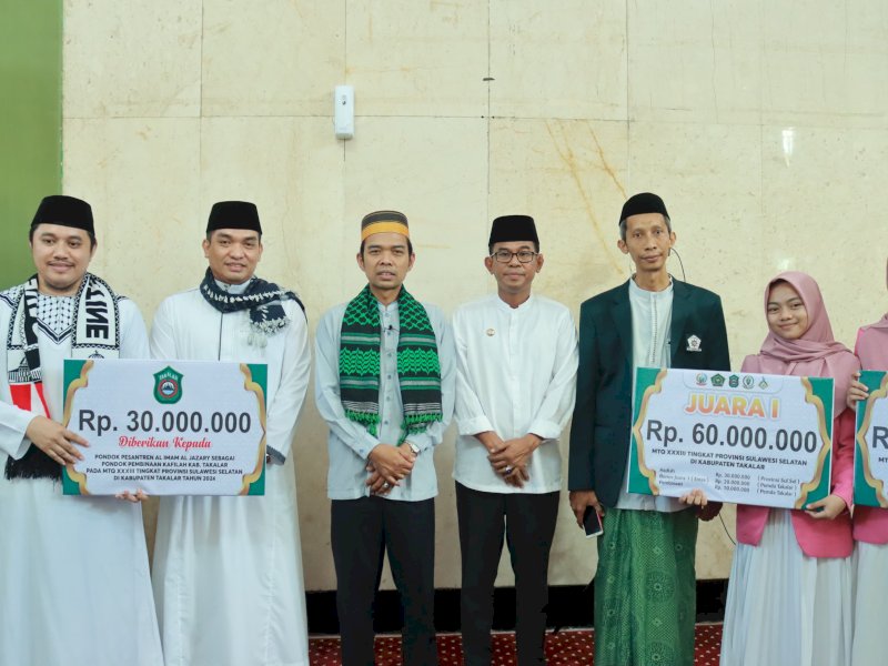 Gelar Tabligh Akbar, Pemkab Takalar  Hadirkan Ustadz Abdul Somad