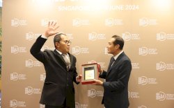 Wali Kota Makassar Bertemu Presiden Singapura dan Menteri Tan Kiat How di World Cities Summit 2024