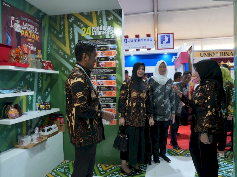 Hari Pertama ICE Apeksi 2024, Pengunjung Booth Kota Makassar Tembus Seribuan Orang