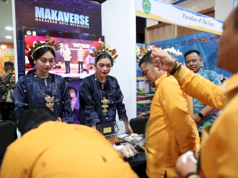 Perkuat Branding Kota Makan Enak, Pemkot Makassar Hadirkan Kue Tradisional di ICE APEKSI