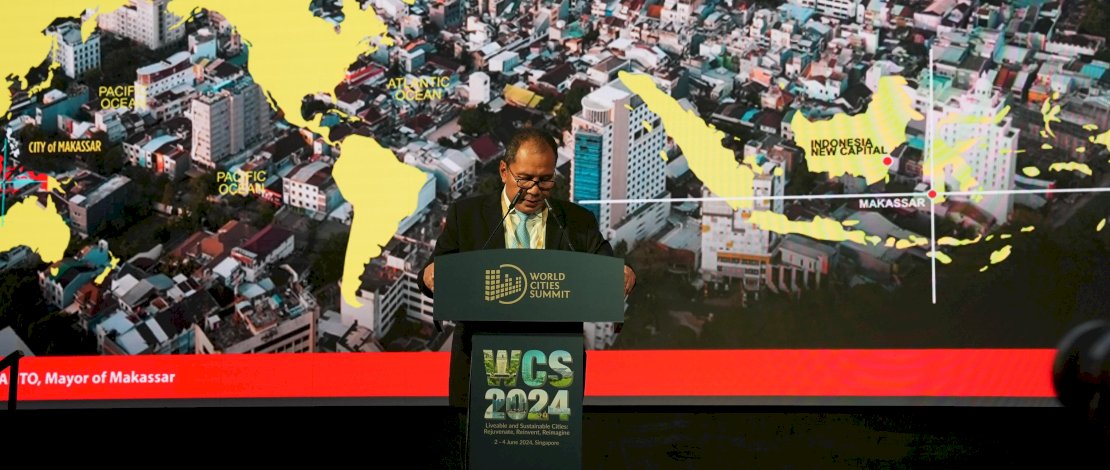 Wakili Asia, Danny Pomanto Presentasikan 'Sombere and Smart City' di WCS 2024 Singapura 