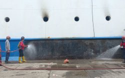 Pelni Cabang Makassar Ungkap Kebakaran KM Umsini Berawal dari Cerobong