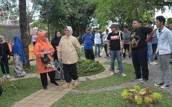 Matangkan Persiapan, Indira Yusuf Ismail Tinjau Lokasi Lomba Kelurahan Terpadu di Manggala
