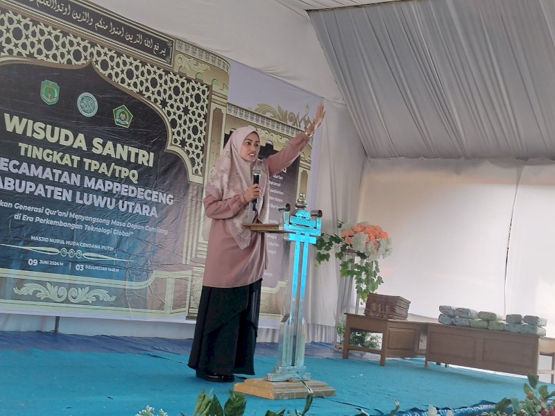 Bupati Indah Minta Gerakan Luwu Utara Mengaji Kembali Digalakkan