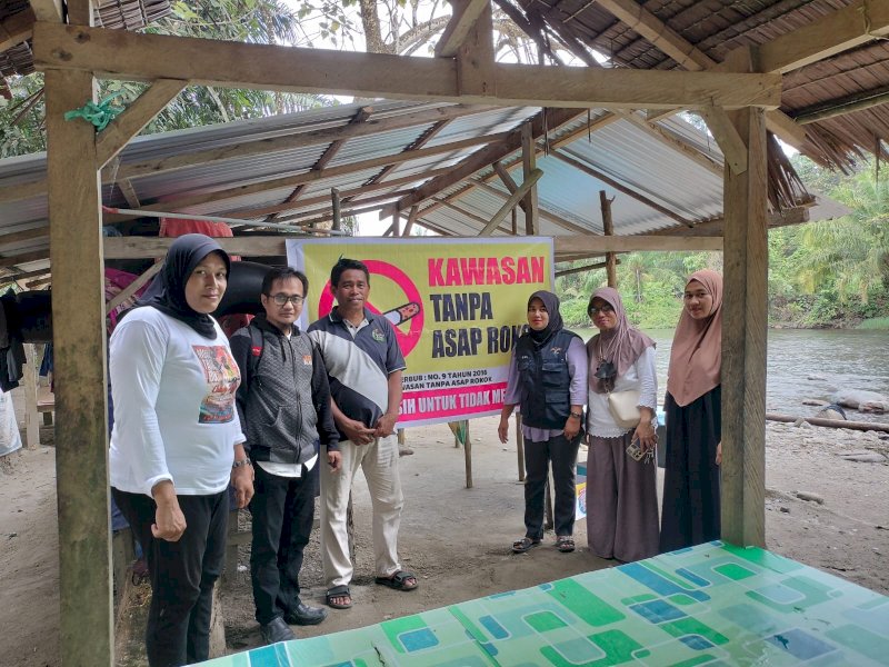 UPT Pariwisata Disporapar Sosialisasikan Perda Kawasan Tanpa Rokok di Objek Wisata Tamboke