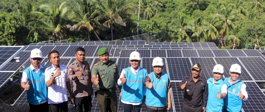 Peresmian PLTS Tanamalala, di Desa Tanamalala, Rabu, 12 Juni 2024.