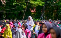 1.055 Pelajar Luwu Utara Ikut Sukseskan Festival Sulsel Menari